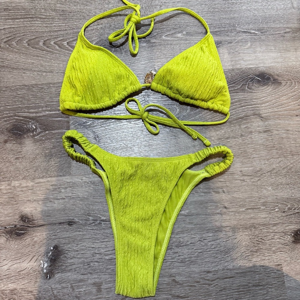 New Shein Green Bikini Set